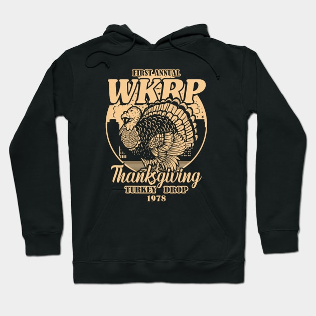 THANKS GIVING 1978 - FIRST ANUAL WKRP Hoodie by THE URBAN PUPPY